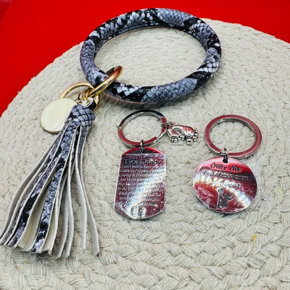 3 Piece Key Ring Holders - Picture 2 of 5